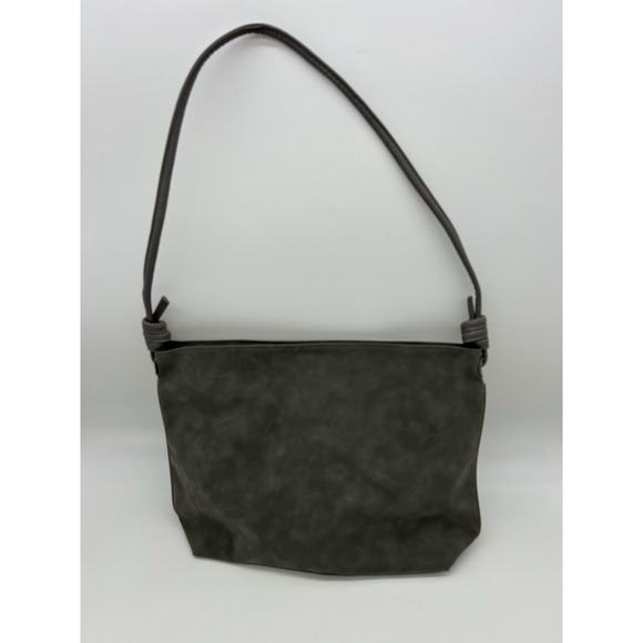 8 Other Reasons Handbags - 8‎ OTHER REASONS COLD SHOULDER BAG VEGAN GREY SUEDE